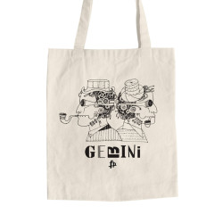 Steampunk Ζώδια - Δίδυμος (Τσάντα  Αγοράς) Steampunk Ζώδια - Δίδυμος (Τσάντα  Αγοράς)